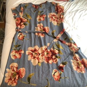 Shein below the knee dress.